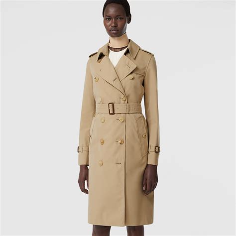 used size 16 long burberry womens raincoat with hood|Burberry kensington trench coat women.